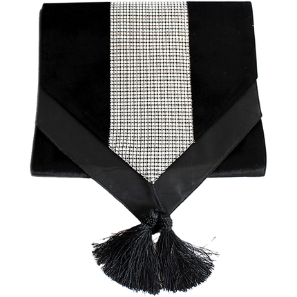 72" Velvet Table Runner + Dining Placemats Table Place Mats Decor