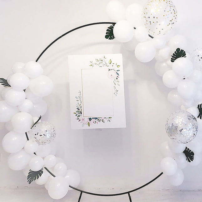 2M Wedding Hoop Round Circle Arch Backdrop Flower Display Stand Frame Background