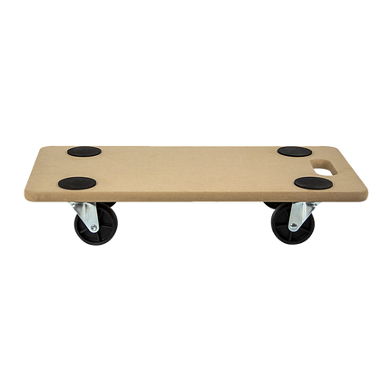 200kg Heavy Duty Hand Dolly Furniture Wooden Trolley Cart Moving Platform Mover