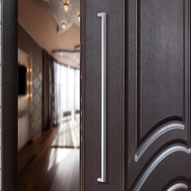 Entrance Door Pull Handle Brushed satin 1500mm