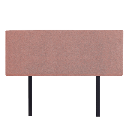 Linen Fabric Double Bed Deluxe Headboard Bedhead - Pearl Copper Brown