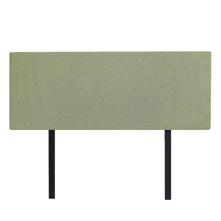 Linen Fabric Double Bed Deluxe Headboard Bedhead - Olive Green