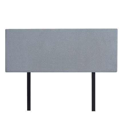 Linen Fabric Double Bed Deluxe Headboard Bedhead - Berlin Blue