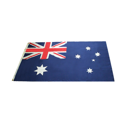 Australian Flag Heavy Duty Woven Spun Poly Australia Flag Metal Clips