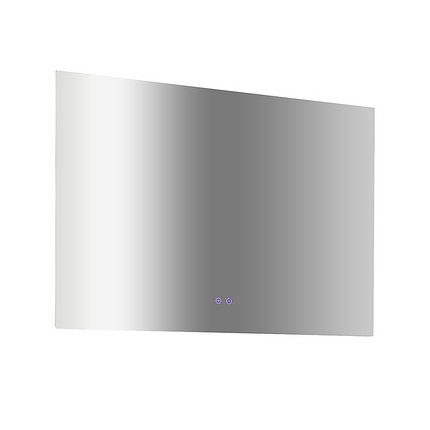 Rectangular Mirror LED Anti-Fog Illuminated Bathroom Living Room - 120x80cm