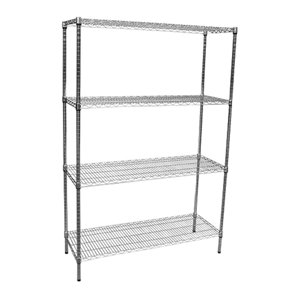 Modular Wire Storage Shelf 1200 x 450 x 1800mm Steel Shelving