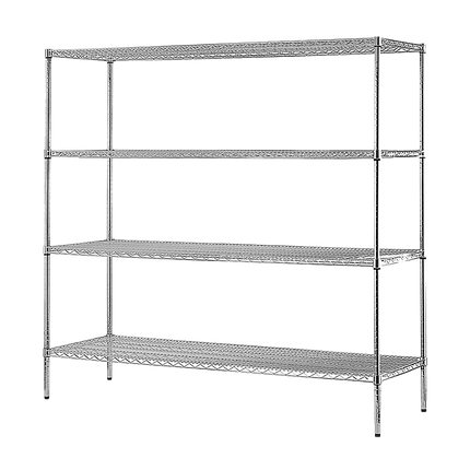 Modular Wire Storage Shelf 1500 x 600 x 1800mm Steel Shelving