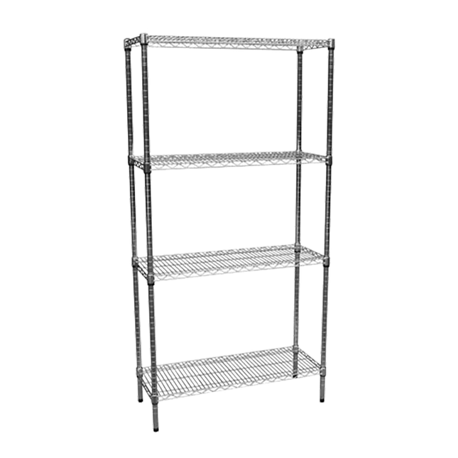 Modular Wire Storage Shelf 900 x 350 x 1800mm Steel Shelving