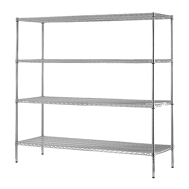 Modular Wire Storage Shelf 1500 x 450 x 1800mm Steel Shelving