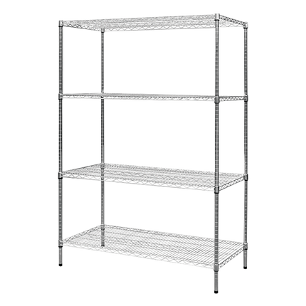 Modular Wire Storage Shelf 1200 x 600 x 1800mm Steel Shelving
