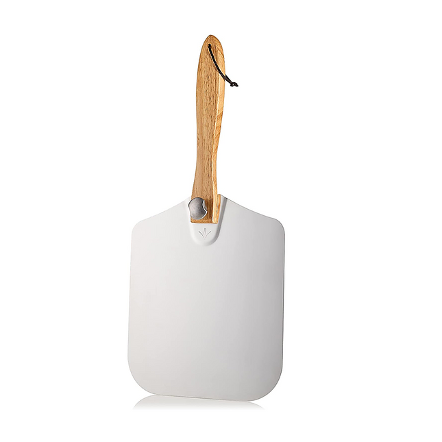 Metal Pizza Peel with Foldable Wood Handle
