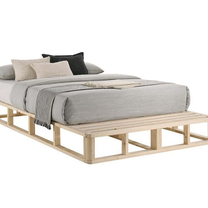 Kurt Wooden Platform Bed Frame Base Double