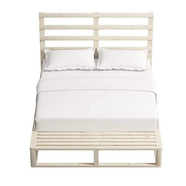 Industrial Coastal Pallet Bed Frame Bed Base Double