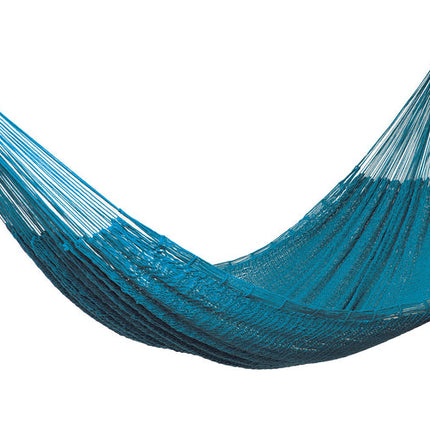Mayan Legacy King Size Outdoor Cotton Mexican Hammock in Bondi  Colour
