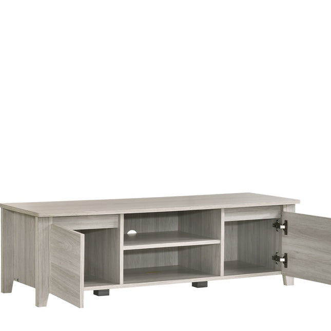 TV Stand Entertainment Unit 120cm In White Oak