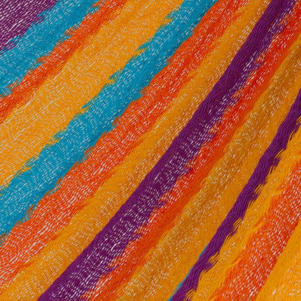 Mayan Legacy Jumbo Size Cotton Mexican Hammock in Alegra Colour