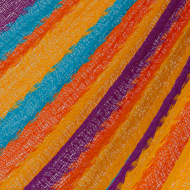 Mayan Legacy Jumbo Size Cotton Mexican Hammock in Alegra Colour