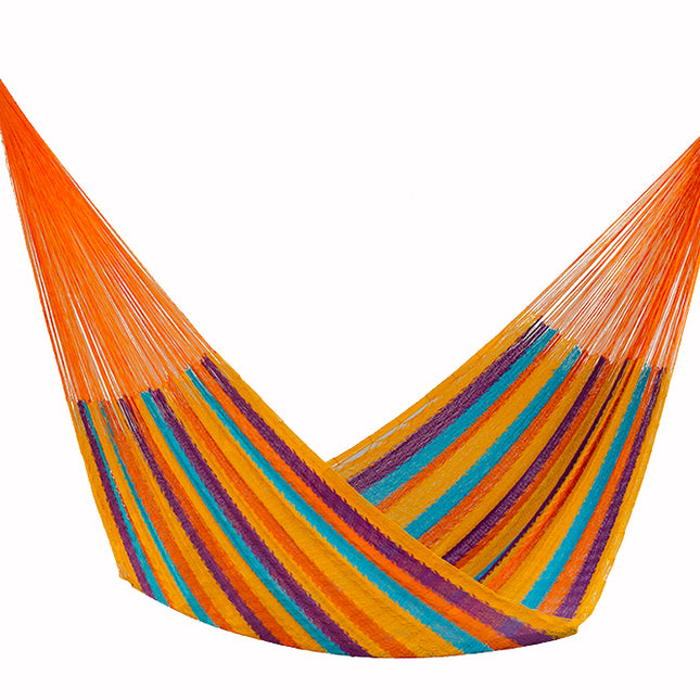 Mayan Legacy Jumbo Size Cotton Mexican Hammock in Alegra Colour