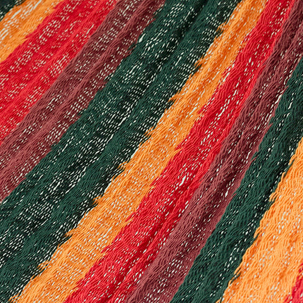 Mayan Legacy Queen Size Cotton Mexican Hammock in Imperial Colour