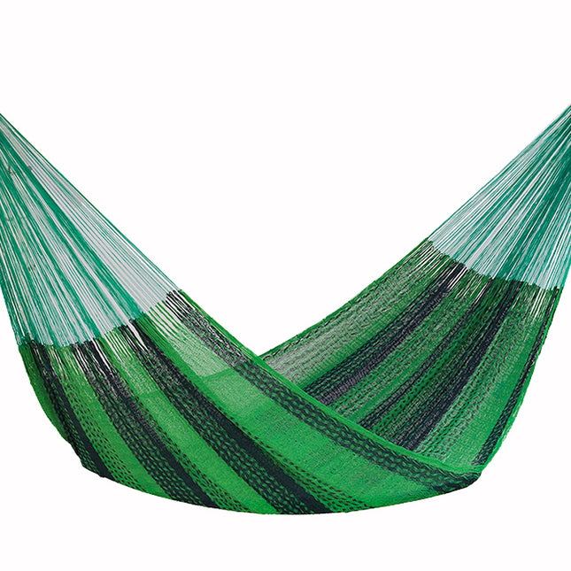 Mayan Legacy King Size Cotton Mexican Hammock in Jardin Colour