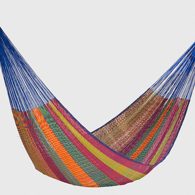 Mayan Legacy King Size Cotton Mexican Hammock in Mexicana Colour