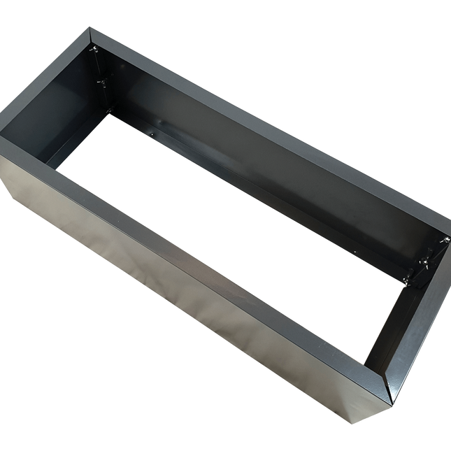 Grey Metal Planter Small