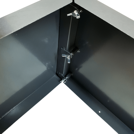 Grey Metal Planter Small