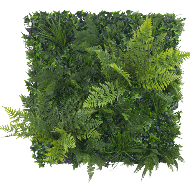 Jungle Fern Vertical Garden / Green Wall UV Resistant 1m x 1m