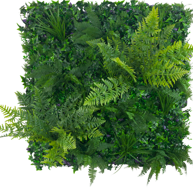 Jungle Fern Vertical Garden / Green Wall UV Resistant 1m x 1m
