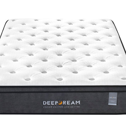 Eurotop Mattress 5 Zone Pocket Spring Latex Foam 34cm - King Single