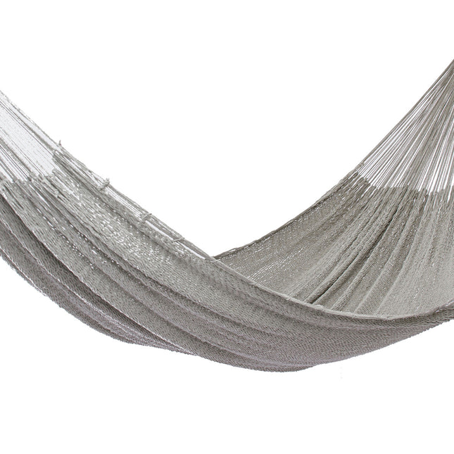 Mayan Legacy Queen Size Outdoor Cotton Mexican Hammock in Dream Sands Colour