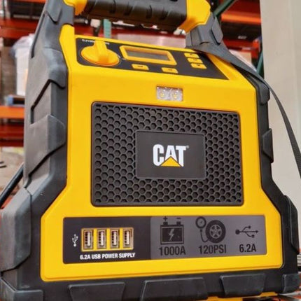Cat ® Professional Power Station & 1000 Peak Amp Jump Starter & Air Compressor